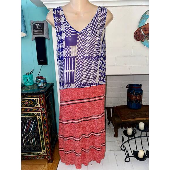 RHIE COTTON/SILK FLAPPER DRESS S - Picture 1 of 8